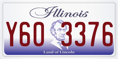 IL license plate Y603376