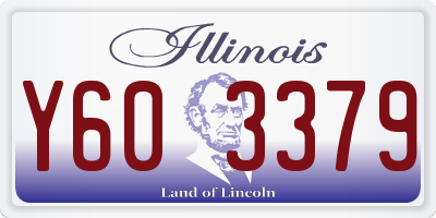 IL license plate Y603379