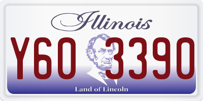 IL license plate Y603390