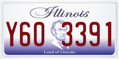 IL license plate Y603391