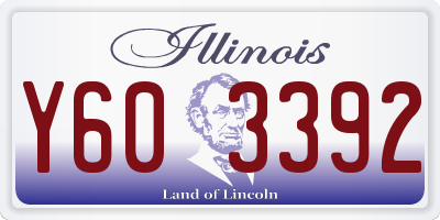 IL license plate Y603392