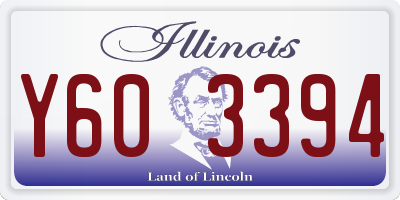 IL license plate Y603394