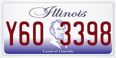 IL license plate Y603398