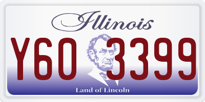 IL license plate Y603399