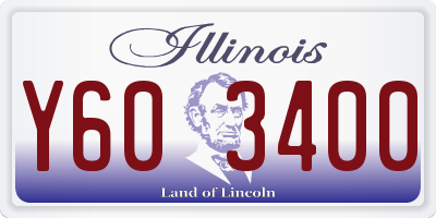 IL license plate Y603400