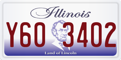IL license plate Y603402