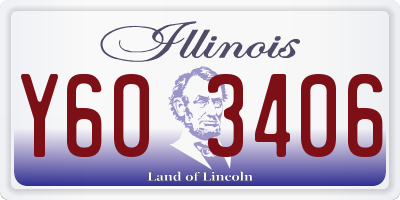 IL license plate Y603406