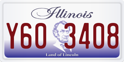 IL license plate Y603408