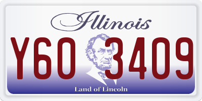 IL license plate Y603409