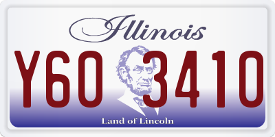 IL license plate Y603410