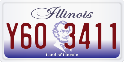 IL license plate Y603411