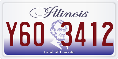 IL license plate Y603412