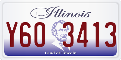 IL license plate Y603413