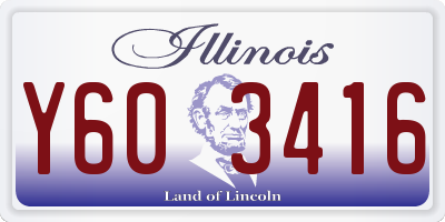 IL license plate Y603416