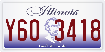 IL license plate Y603418