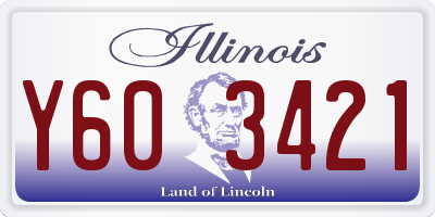 IL license plate Y603421