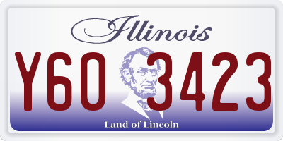 IL license plate Y603423