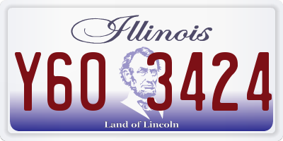 IL license plate Y603424