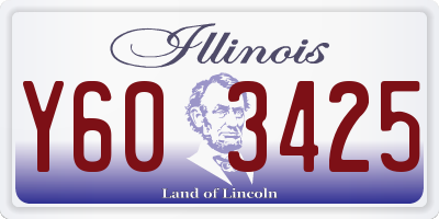 IL license plate Y603425