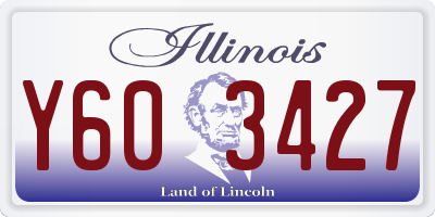 IL license plate Y603427