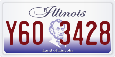 IL license plate Y603428