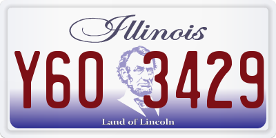 IL license plate Y603429