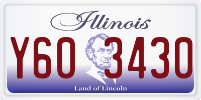 IL license plate Y603430