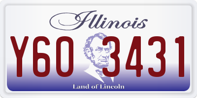 IL license plate Y603431
