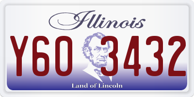IL license plate Y603432