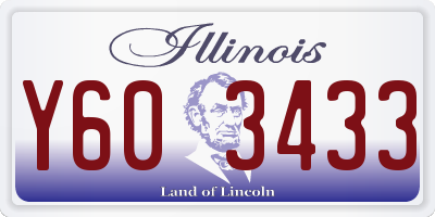 IL license plate Y603433