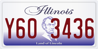 IL license plate Y603436
