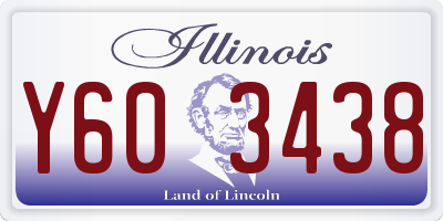IL license plate Y603438