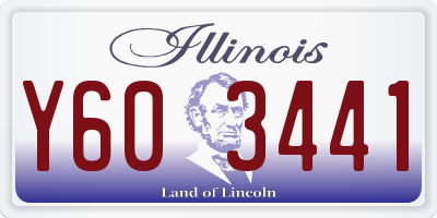 IL license plate Y603441