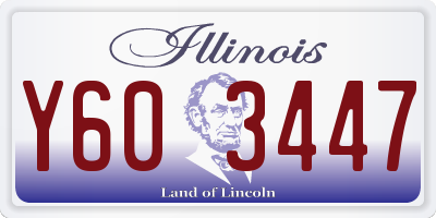 IL license plate Y603447