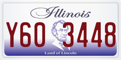 IL license plate Y603448