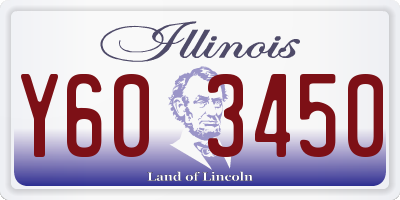 IL license plate Y603450