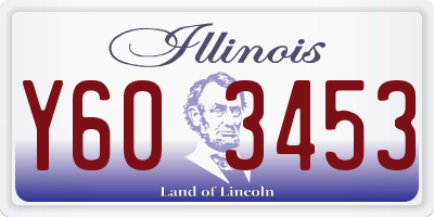 IL license plate Y603453