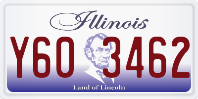 IL license plate Y603462