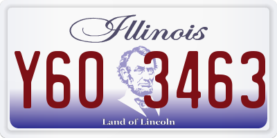 IL license plate Y603463