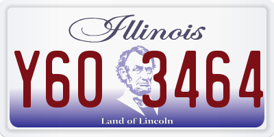 IL license plate Y603464