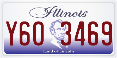 IL license plate Y603469