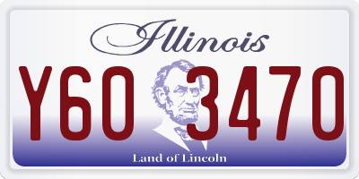 IL license plate Y603470