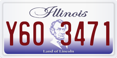 IL license plate Y603471