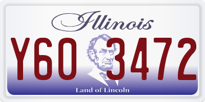 IL license plate Y603472