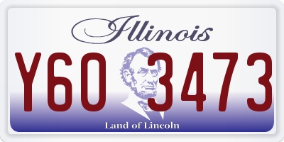IL license plate Y603473