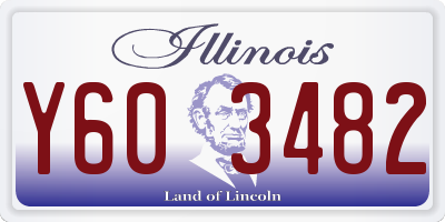 IL license plate Y603482
