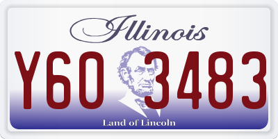 IL license plate Y603483