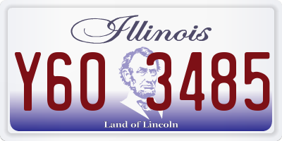 IL license plate Y603485