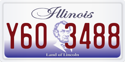 IL license plate Y603488