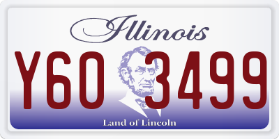 IL license plate Y603499